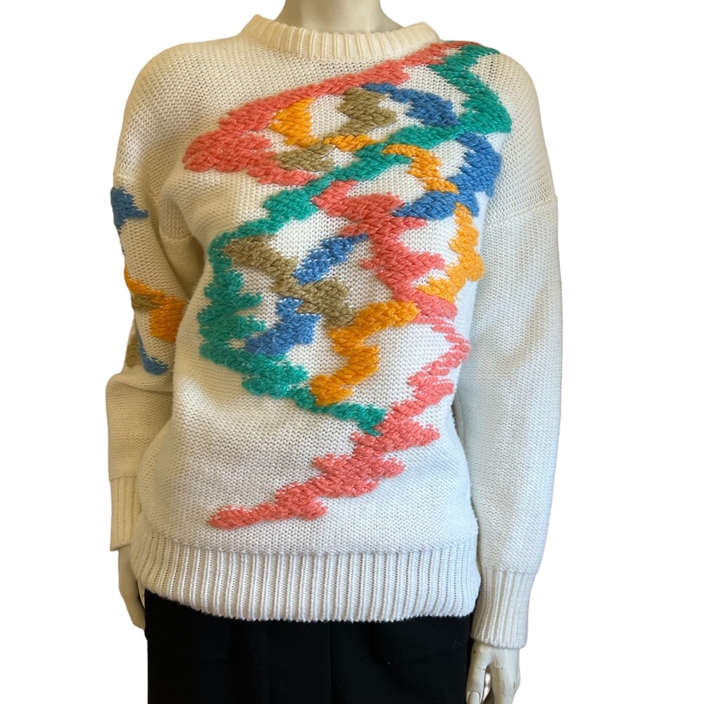 {Fabe} Vintage FaBE Silk/Angora 80's-90's Sweater Small
